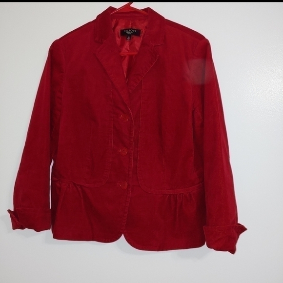 Red Corduroy Blazer - Picture 2 of 5
